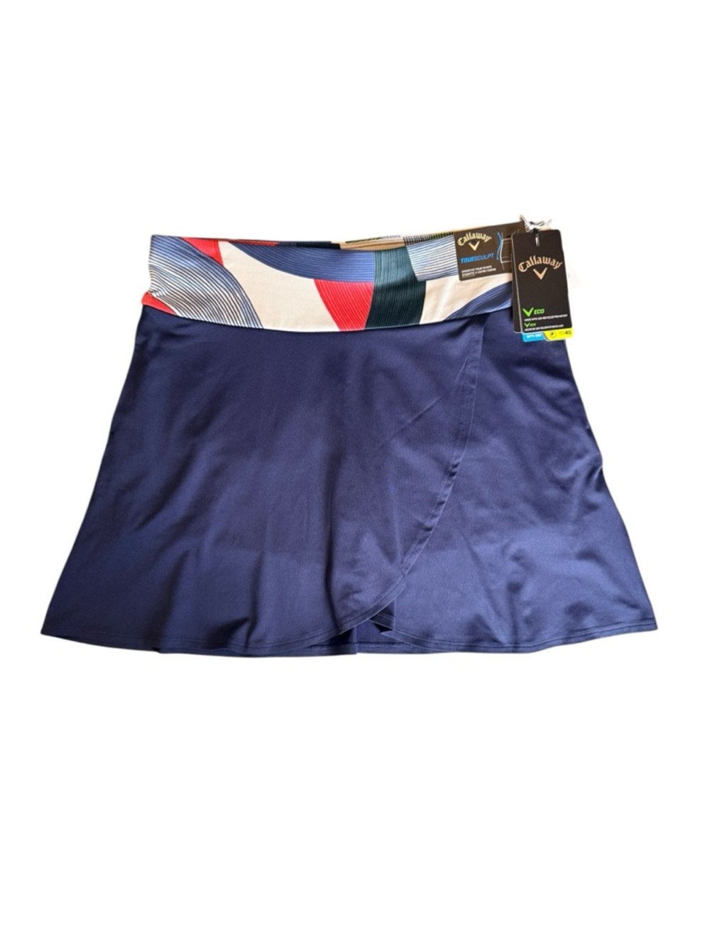 Callaway True Sculpt Opti-Dri Navy/Multi Women's Golf Skort Size-M NWT - Picture 4 of 10